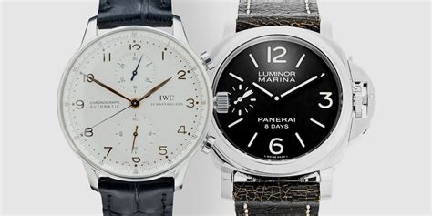 Watch Pairs: IWC Portuguese Chronograph & Panerai Luminor 